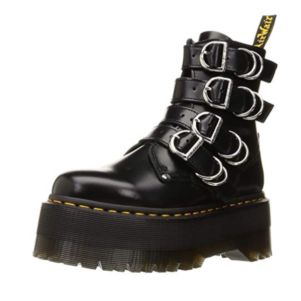 Dr. Martens Women's Black Platform Boots
